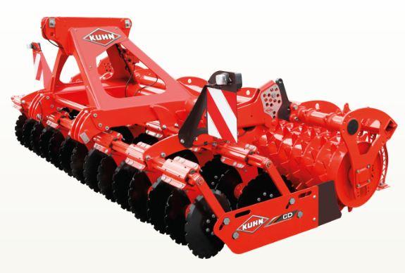 Cultivateur intégré à disque/dent  cd 3020 - kuhn_0