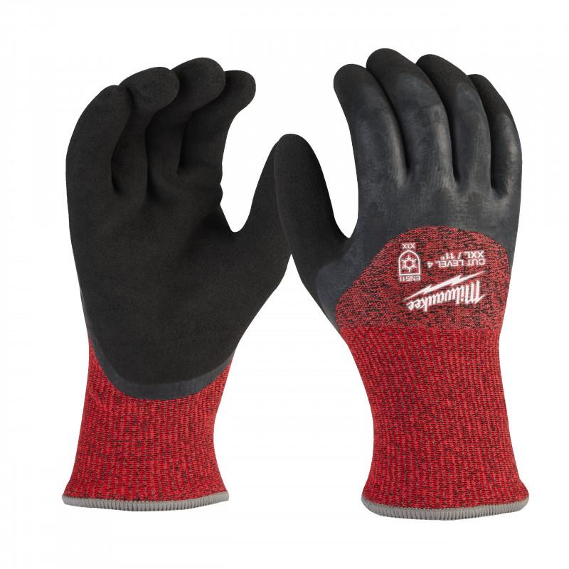 Gants hiver anti-coupure 4/d - double enduction latex - MILWAUKEE | 4932480611_0