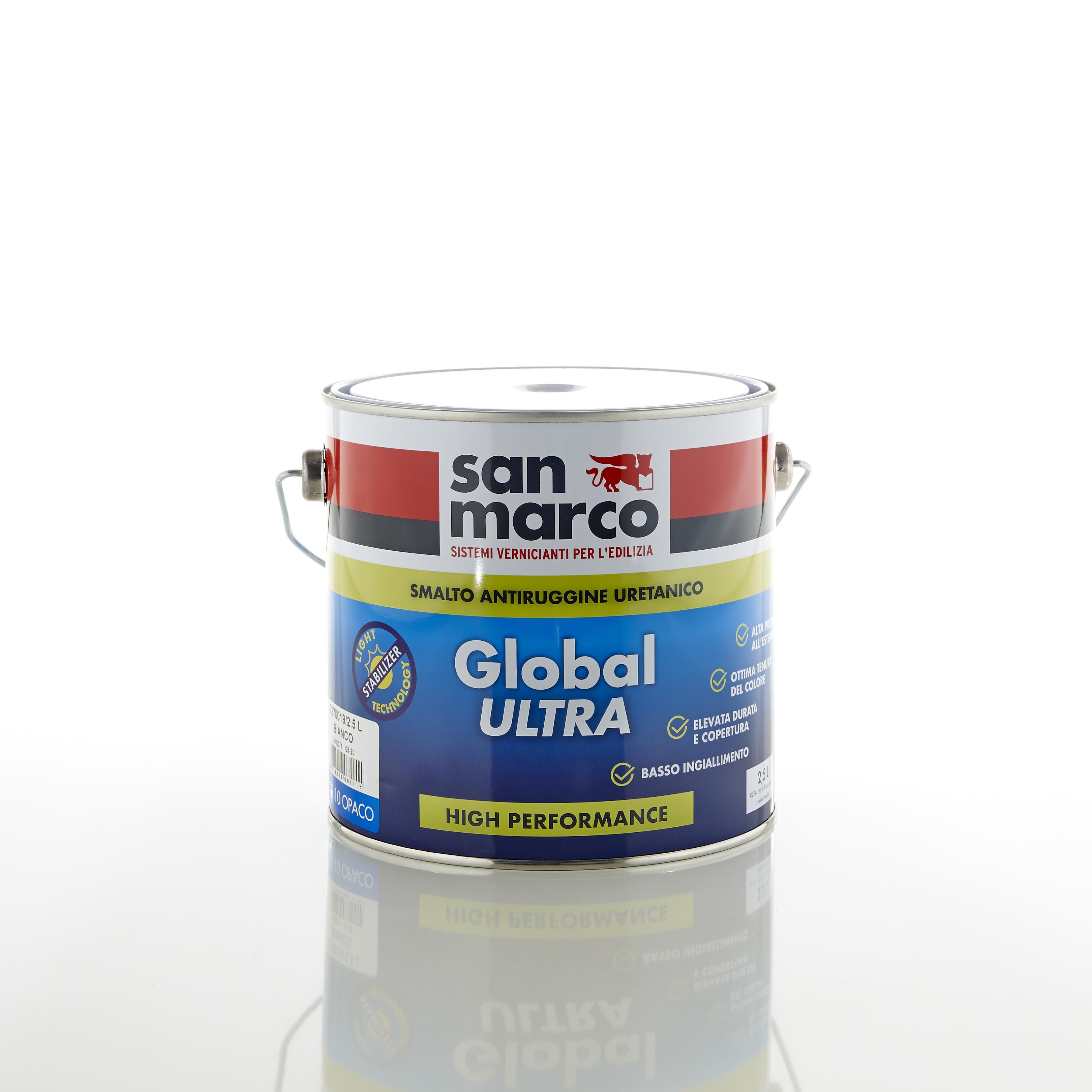Global ultra gl 10 opaco - peinture antirouille - san marco - opaque_0