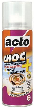 INSECTICIDE CHOC TOUS INSECTES ACTO 100 ML