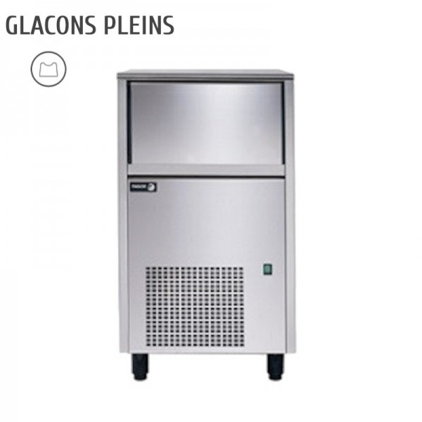 Machine à glaçons professionnelle - rendement de 22 kg/jour - glacons pleins - FAGOR - FIM-20-L_0