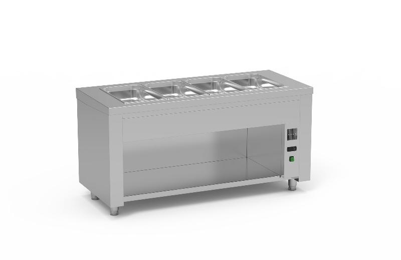 Meuble bain-marie ventilé sans réserve 4gn1/1-200 - 1600x700x850 - SBVA-160_0