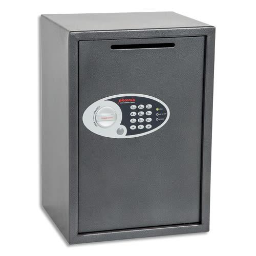 Phoenix - Coffre-fort de sécurité Vela 51 litres - Serrure électronique - Dim. L35 x H50 x P31 cm_0