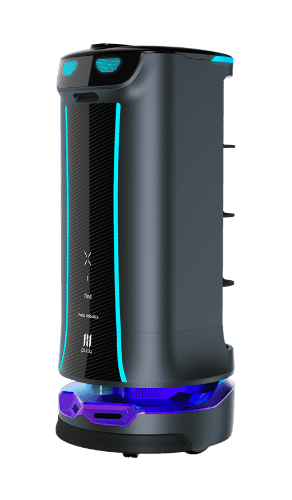 Robot de service - Holabot robuste et intelligent avec capacité de chargement 60 kg et reconnaissance gestuelle_0