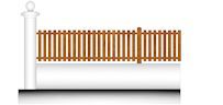 Telemaque 80 - clôtures en plastique - rothe fermetures - clôture pvc - traverses aluminium 50 × 30 mm_0
