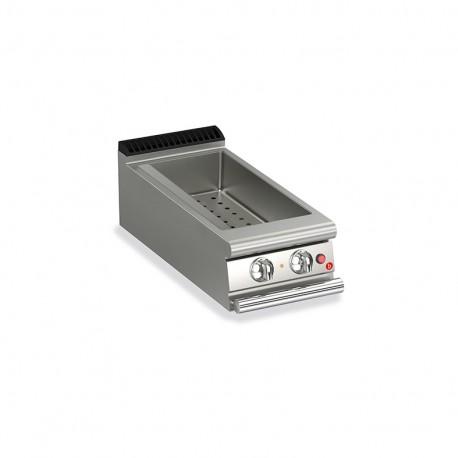 Top bain-marie électrique - gamme Queen 700 - modèle 70QBME410 - Baron - tout inox AISI 304 avec température réglable_0