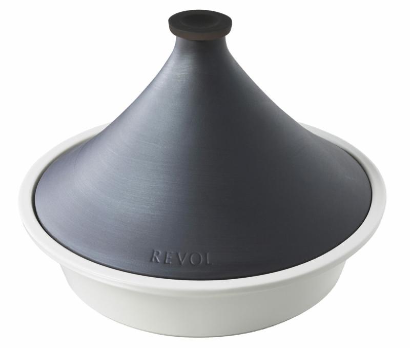 COUVERCLE POUR TAJINE ROND NOIR PORCELAINE Ø 29 CM REVOLUTION 2