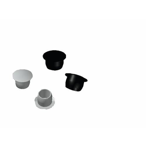 BOUCHONS PLASTIQUE - TÊTE AFFLEURANTE - SACHET 1000 - 10 MM - NOIR GOETTGENS SA