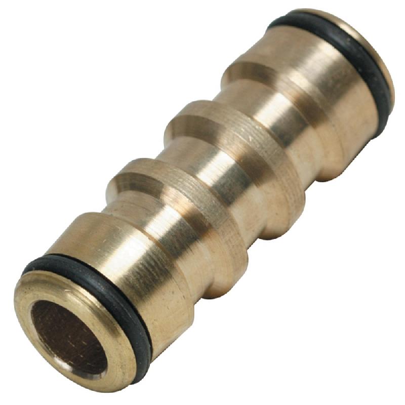 Coupleur droit en laiton massif - 1/2 mâle - Silverline 783093_0