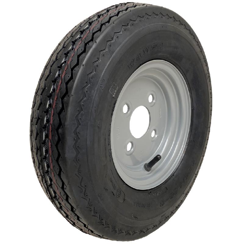 4.80/4.00-8 roue et pneu haute vitesse légaux 338kgs chacun, 400 8 6ply 100mm PCD_0