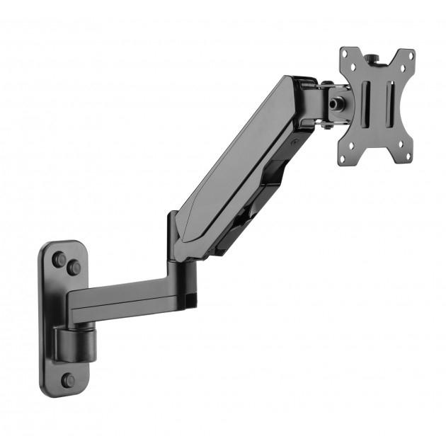 TECHLY ICA-LCD G112 - Support mural pour téléviseur 17'' à 32'' - Noir - Charge maximale 8 kg - Norme VESA 75x75 à 100x100 mm_0