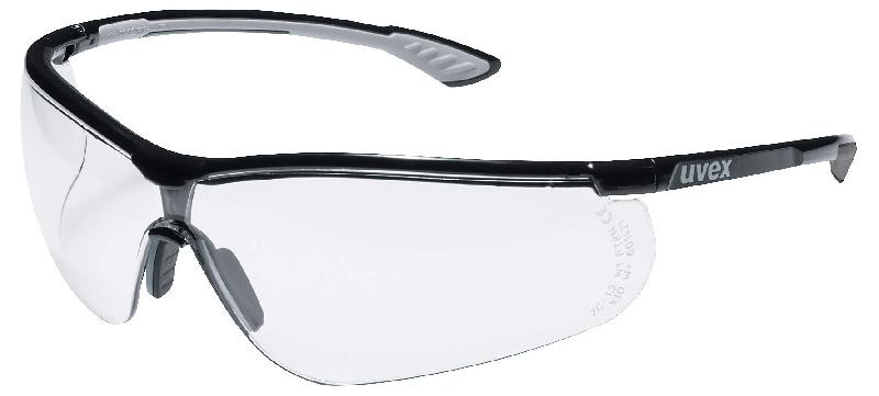 UVEX SPORTSTYLE - Lunette de protection de travail transparente - Design épuré et sportif - Protection UV 400 - Antibuée et anti-rayures_0