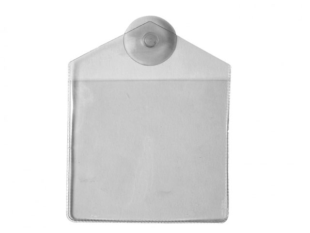 Accroche à ventouse plastique - Badge d'accès parking amovible pour pare-brise_0
