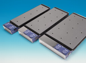 Agitateurs magnétiques multi-postes de laboratoire à plaque chauffante - Modèles RT 5, RT 10 et RT 15 - Jusqu'à 15 postes_0