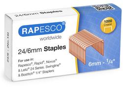 AGRAFES 24/6, CUIVRÉ ET GALVANISÉ - LOT DE 40