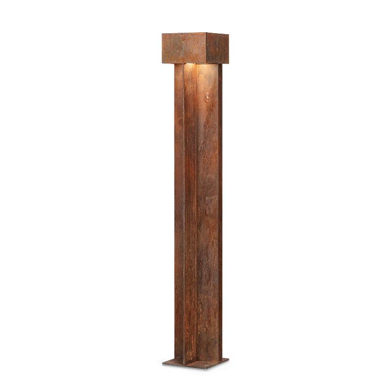 ATELJE LYKTAN BORNE LUMINEUSE TALL À SCELLER 108/900, CORTEN 12W