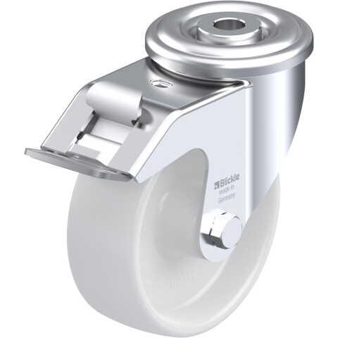 BLICKLE - ROULETTE PIVOTANTE À FREIN Ø 100MM BANDAGE POLYAMIDE PA 6.6 150KG - LER-PO 100G-FI