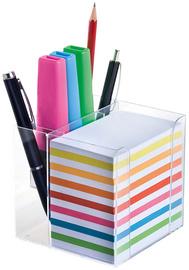 BLOC CUBE, 50X90 MM, BLANC / COLORÉ, 700 FEUILLES - LOT DE 3