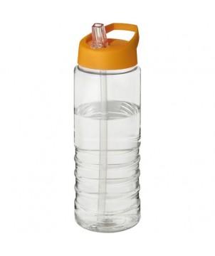 BOUTEILLE DE SPORT H2O ACTIVE TREBLE 750ML COUVERCLE VERSEUR ORANGE - GOURDES DE SPORT PUBLICITAIRES PERSONNALISÉES