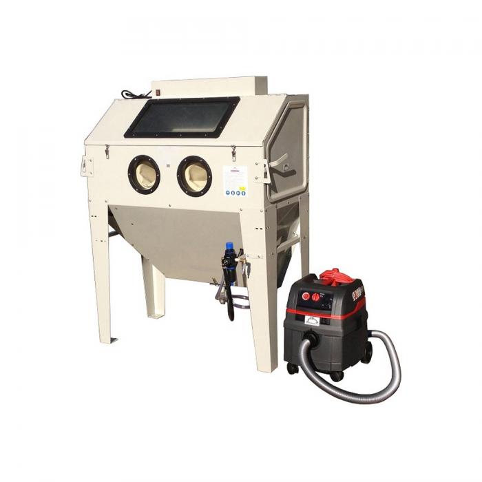 Cabine de sablage standard - complète avec échappement - certification CE - dimensions optimisées_0