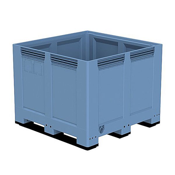 Caisse-palette plastique grand volume 1060 L adaptée à une utilisation intensive - 1200 x 1200mm_1