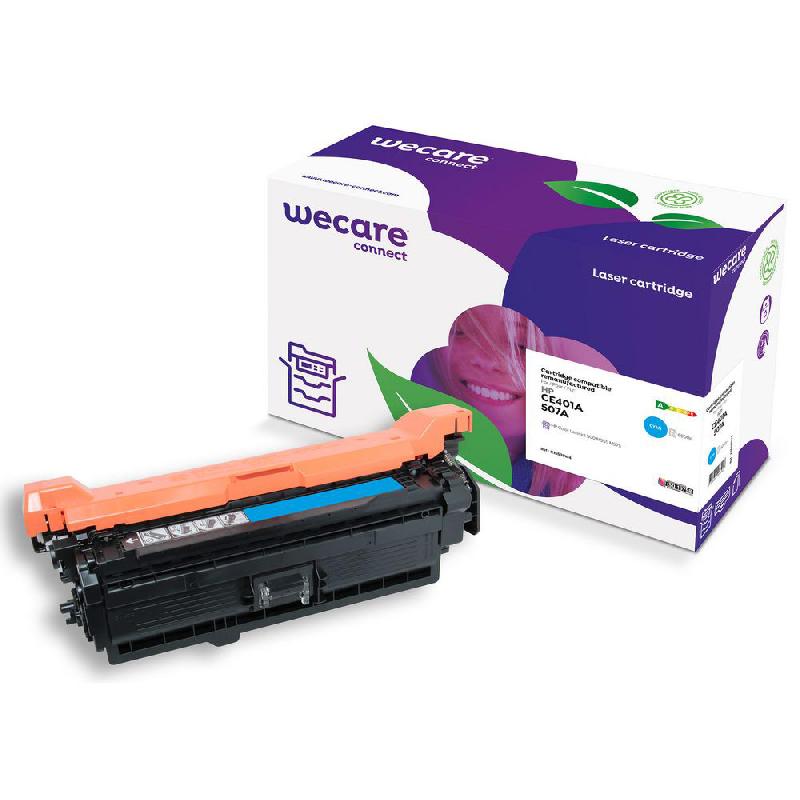 CARTOUCHE TONER REMANUFACTUREE - COMPATIBLE POUR HP 507A - PACK UNITAIRE - CE401A - CYAN