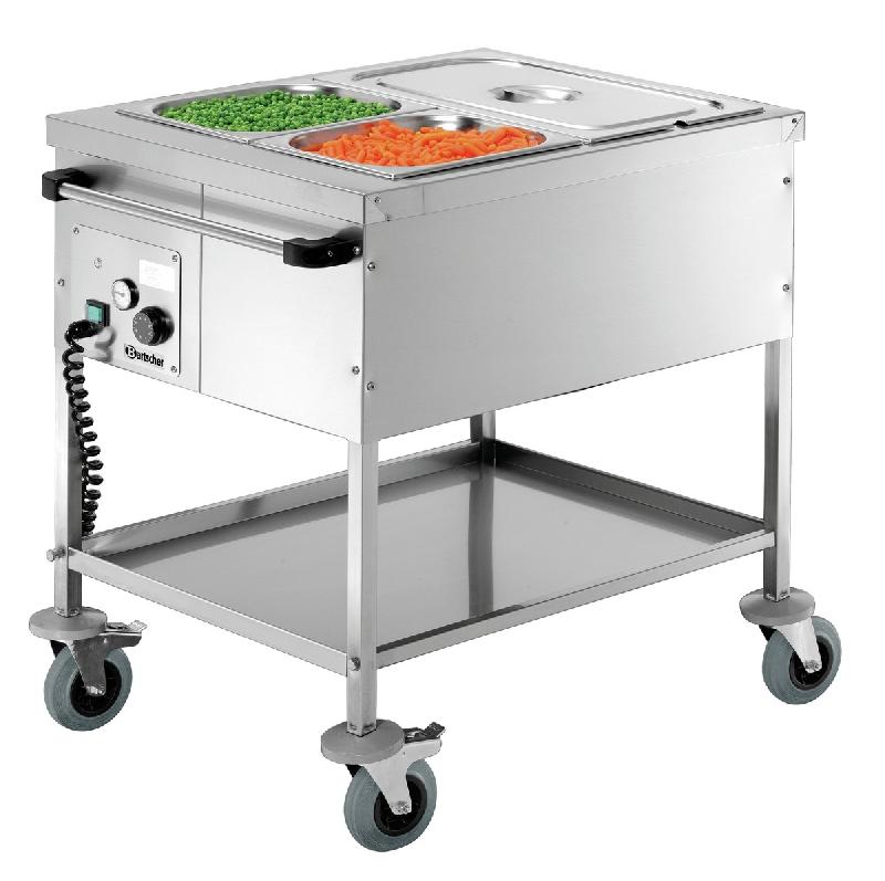 Chariot bain-marie, 2 x 1/1 GN, tr._0