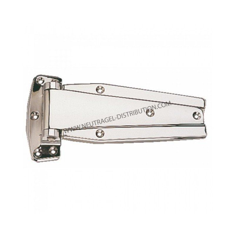 Charnière à rampe 731 - Axe non corrosif - Finition émaillée - Décalage 22 mm - Gauche_0