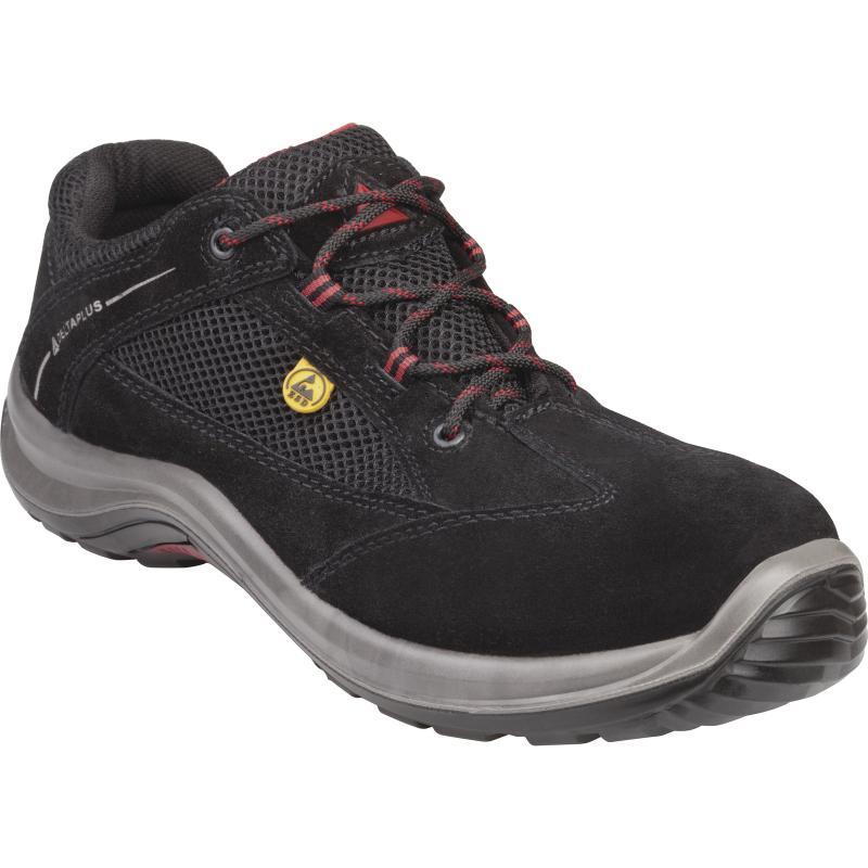 Chaussures basses en cuir croûte velours et mesh polyester - Amagnétiques - viagis1pesd_0