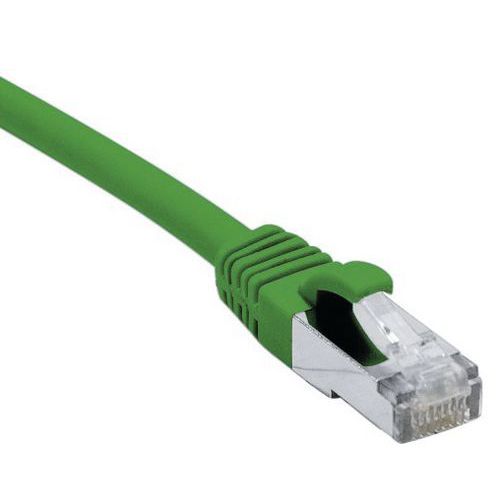 CORDON RJ45 CATÉGORIE 6A S/FTP LSOH SNAGLESS VERT - 3 M - DEXLAN