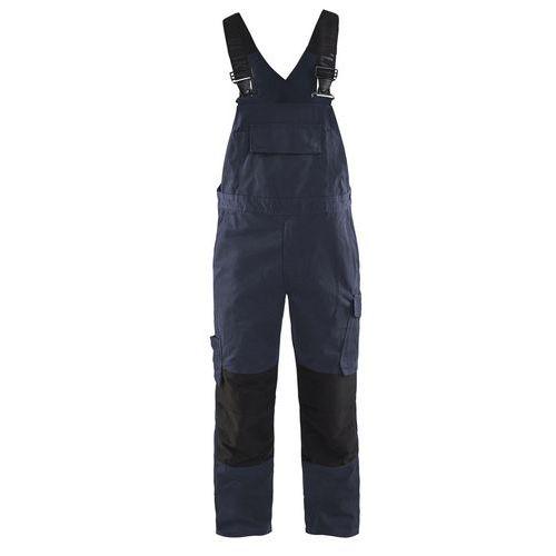 COTTE À BRETELLES STRETCH MARINE FONCÉ/NOIR TAILLE 40C - BLAKLADER