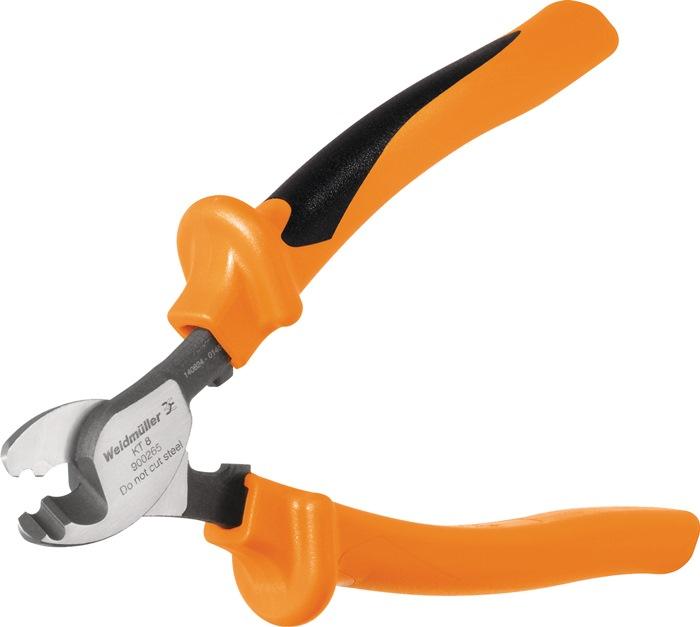 Coupe-câble KT 8 - longueur 185 mm - tête polie VDE - gaines multicomposant - WEIDMÜLLER_0