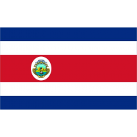 DRAPEAU COSTA RICA : DIMENSIONS - 150 X 225 CM