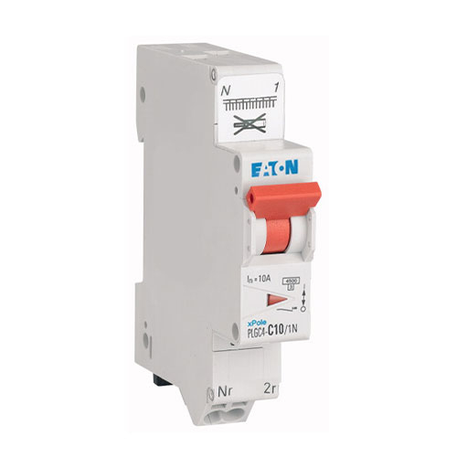 EATON DISJONCTEUR 10A AUTO PH+N COURBE C 4.5KA 230V - 109128 - EATON