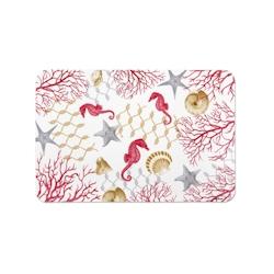 Excelsa lot de 6 sets de table Coral plastique 43,5x0,1x29 cm multicolore - multicolore plastique 68052_0