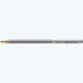 FABER CASTELL CRAYON GRAPHITE GRIP 2001 2H, CORPS TRIANGULAIRE ET ERGONOMIQUE, MINE COLLÉE