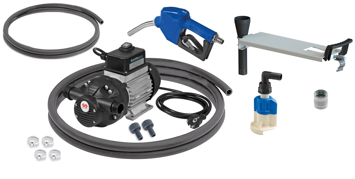 Kit de pompe AdBlue 230V fût/ibc - FLEX 4 M - P. AUTO.-ASPI 1M+CDS - Réf 560 303_0