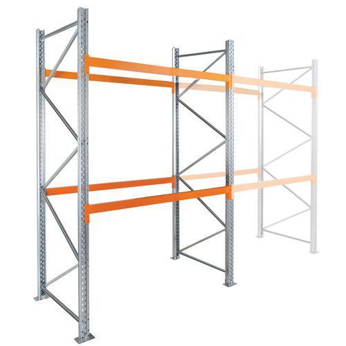 KIT DPT EASY-RACK - GALVA- 3NVX - 4000X2225X1100 -LISSE 90MM - MANORGA