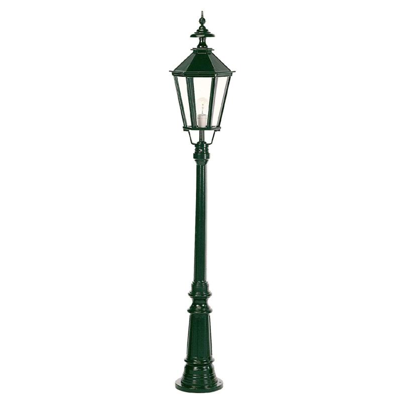 K.S. VERLICHTING LAMPADAIRE D\'EXTÉRIEUR DUBLIN EN ALUMINIUM MOULÉ SOUS PRESSION, VERT