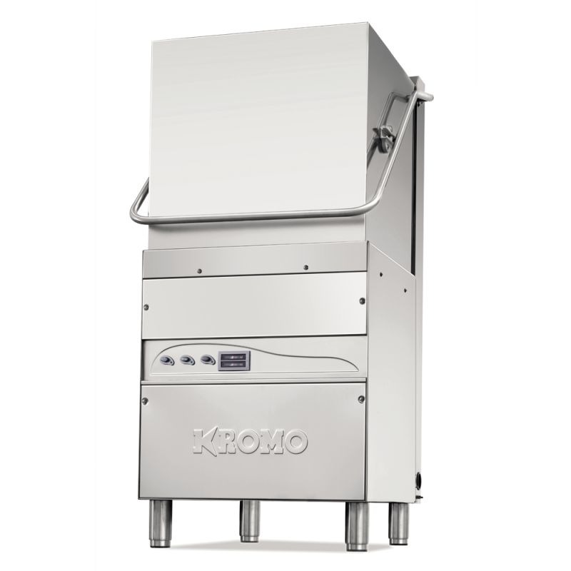 Lave-vaisselle à capot Kromo HOOD110 - 2 cycles avec thermostop et pompe de lavage 1,5 HP_0
