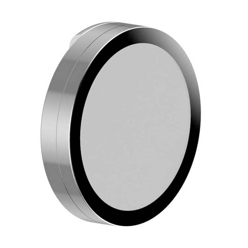 LIGHTME APPLIQUE MIROIR LED AQUA RONDE ET CHROMÉE