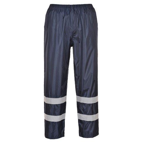 LOT DE 2 - PORTWEST F441 PANTALON DE PLUIE IONA CLASSIC MARINE - TAILLE L - STANDARD