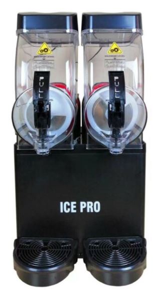 Machine à granita professionnelle - 2 bacs 12 L - Compresseur EMBRACO - 900 Watts - Qualité européenne_0