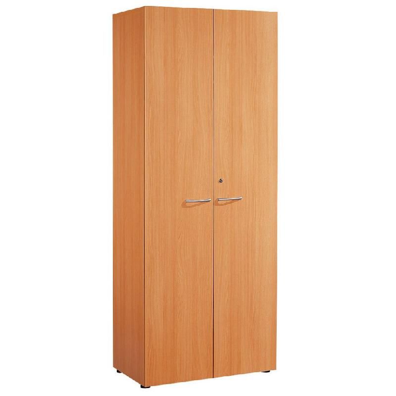 MEUBLE HAUT NF ENVIRONNEMENT PORTES HAUTES - H.202 X L. 80 X P. 48 CM - CHÊNE - PORTES CHÊNE