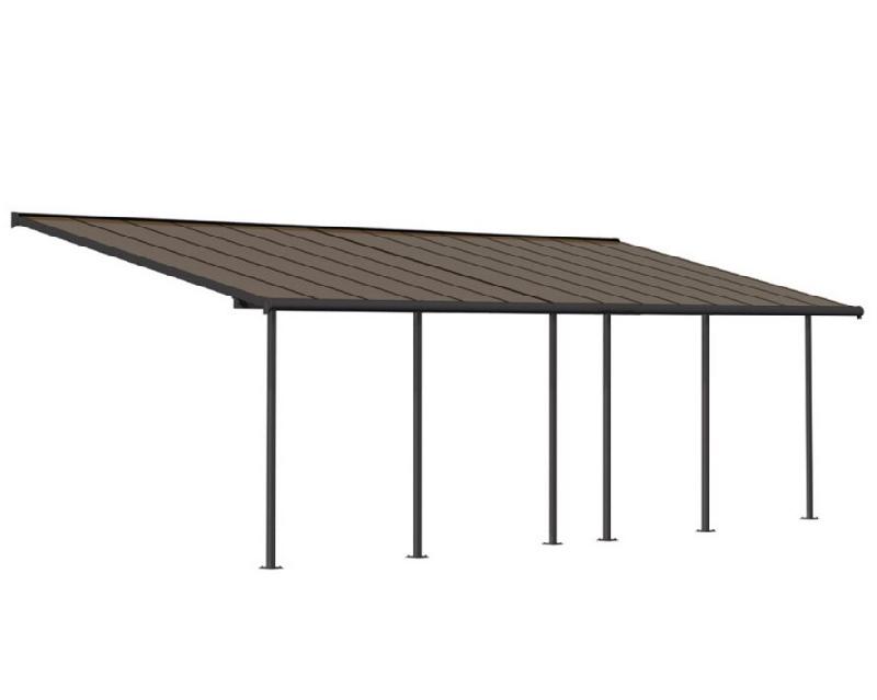 PALRAM pergola 25.8m² gris anthracite 705604 - gris 7290108138962_0