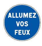 Panneau d'obligation - B29 - Autres obligations avec inscription sur le panneau_0