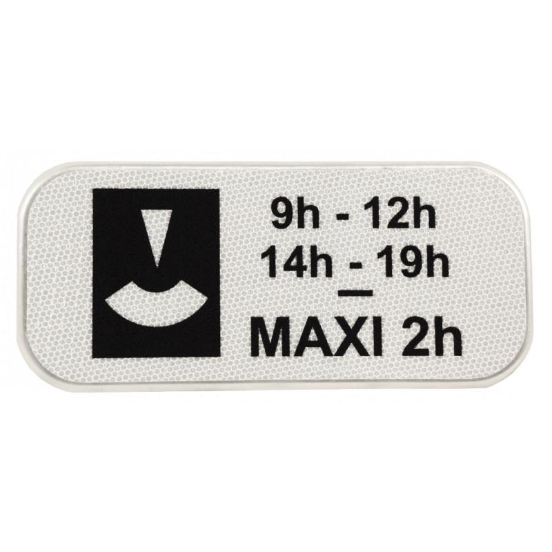 Panonceau durée maximum du stationnement M6c2 - Disque et durée limitée_0