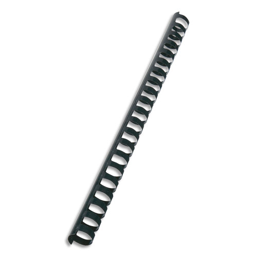PEIGNES PLASTIQUE GBC COMBBIND - 12,5 MM - CAPACITE 95 FEUILLES - NOIR - BOITE DE 100