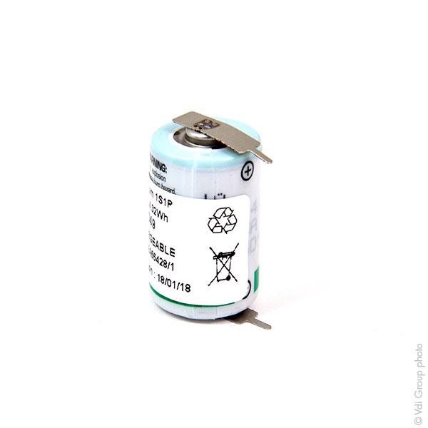 Pile lithium LS14250-2PF 1/2AA 3.6V 1.2Ah P2 - Marque Saft - Quantité 1_0