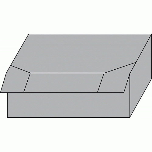PLATINE D'ÉTANCHÉITÉ POUR PROFIL P 432 POUR FERRURES COULISSANTES LEVANTES GU 937 FERCO
